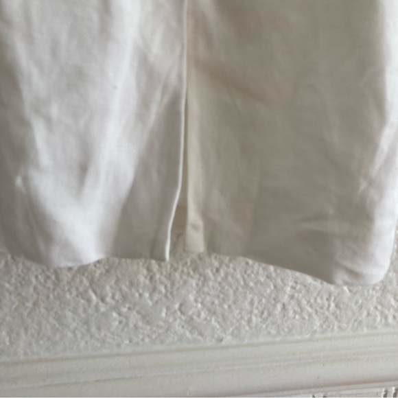 NWT Linen Blend White Mini Skirt - Picture 2 of 9